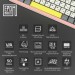 Epomaker Клавіатура Epomaker Shadow-S TKL Mulan Switch Hot-Swap LCD Screen RGB Wireless/Bluetooth/USB UA Pink (SHS-P-WL)