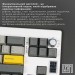 Epomaker Клавіатура Epomaker Shadow-X 70 Mulan Switch Hot-Swap LCD Screen RGB Wireless/Bluetooth/USB UA White (SHX-W-M)