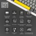 Epomaker Клавіатура Epomaker Shadow-X 70 Mulan Switch Hot-Swap LCD Screen RGB Wireless/Bluetooth/USB UA White (SHX-W-M)