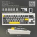 Epomaker Клавіатура Epomaker Shadow-X 70 Wisteria Linear Switch Hot-Swap LCD Screen RGB Wireless/Bluetooth/USB UA White (SHX-W-WL)