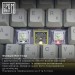 Epomaker Клавіатура Epomaker Shadow-X 70 Wisteria Linear Switch Hot-Swap LCD Screen RGB Wireless/Bluetooth/USB UA White (SHX-W-WL)
