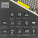 Epomaker Клавіатура Epomaker TH80 Pro V2 75 Wisteria Tactile Switch Hot-Swap LCD Screen RGB Wireless/Bluetooth/USB UA White (TH80-PROV2-W-WT)