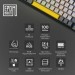 Epomaker Клавіатура Epomaker TH80 SE 75 Budgerigar V2 Switch Hot-Swap RGB Wireless/Bluetooth/USB UA Black (TH80-SE-B-BV2)