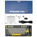 Epomaker Клавіатура Epomaker TH80 SE 75 Flamingo Switch Hot-Swap RGB Wireless/Bluetooth/USB UA Black (TH80-SE-B-F)