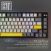 Epomaker Клавіатура Epomaker TH80 SE 75 Flamingo Switch Hot-Swap RGB Wireless/Bluetooth/USB UA Black (TH80-SE-B-F)