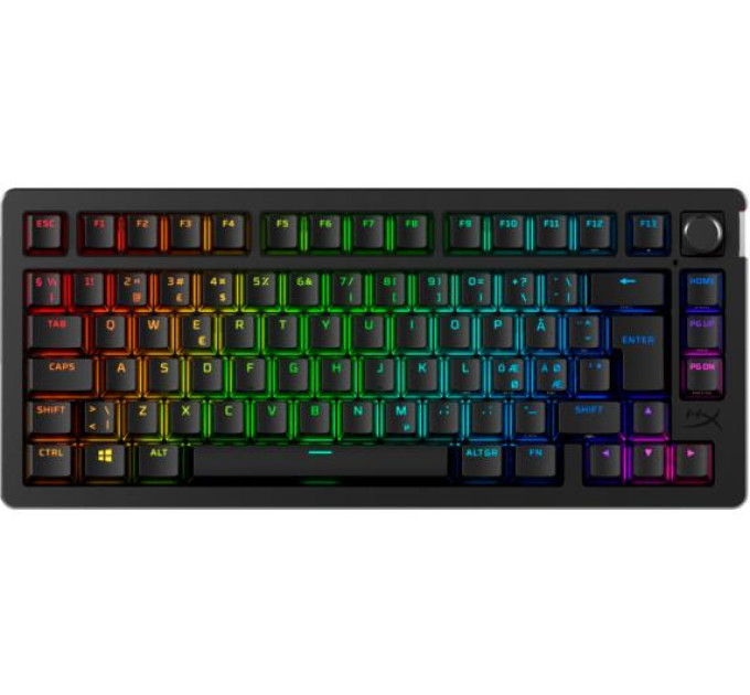 HyperX Клавіатура HyperX Alloy Rise 75 PBT HX Red Wireless UA Black (91Y91AA)