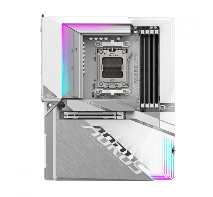 GIGABYTE Материнская плата Gigabyte B650E A Stealth Ice Socket AM5