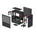 Deepcool Корпус DeepCool CH360 Black (R-CH360-BKAPE3-G-1) без БЖ