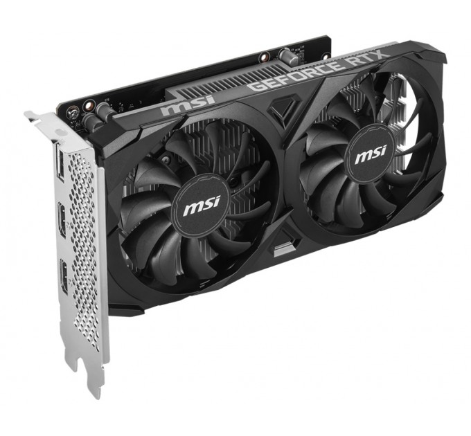 MSI Відеокарта GF RTX 3050 6GB GDDR6 Ventus 2X OC MSI (GeForce RTX 3050 VENTUS 2X 6G OC)