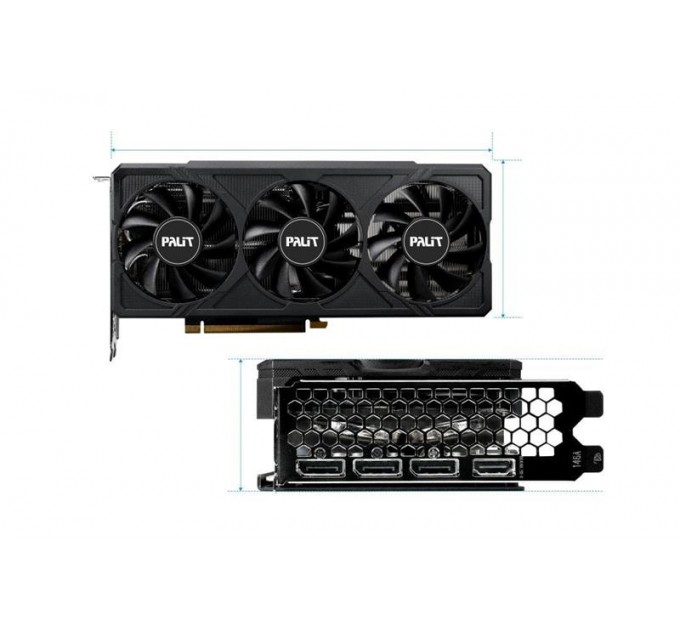 Palit Видеокарта GF RTX 4060 Ti 16GB GDDR6 JetStream Palit (NE6406T019T1-1061J)