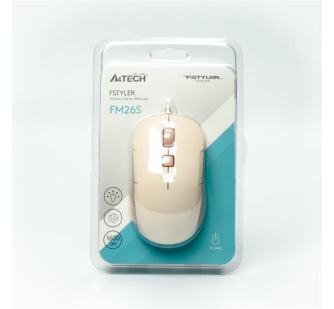 A4Tech Мышь A4Tech Fstyler FM26S Cafe Latte