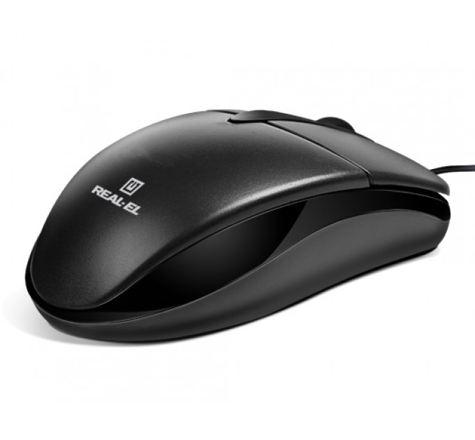 REAL-EL Миша REAL-EL RM-211 Black USB