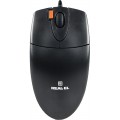 REAL-EL Миша REAL-EL RM-220 Black (EL123200026)