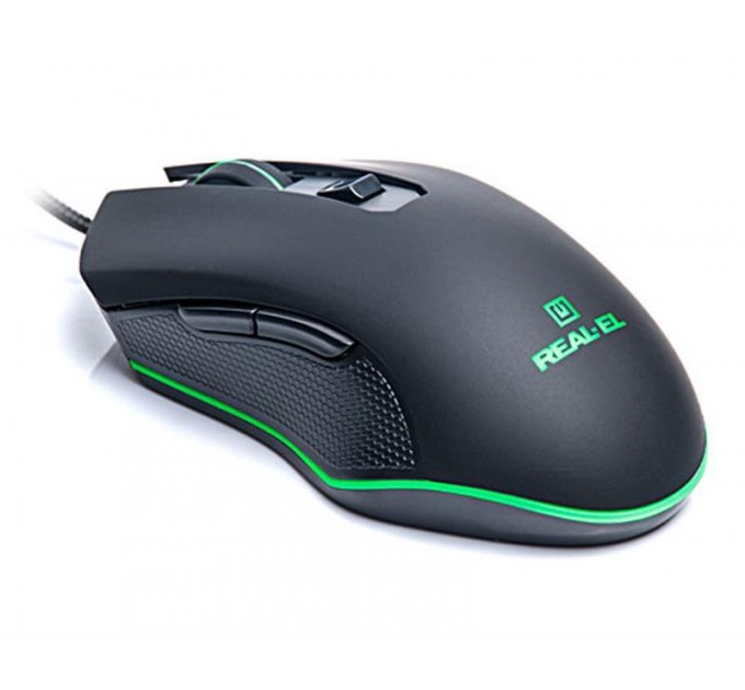 REAL-EL Миша REAL-EL RM-550 Black (EL123200027)