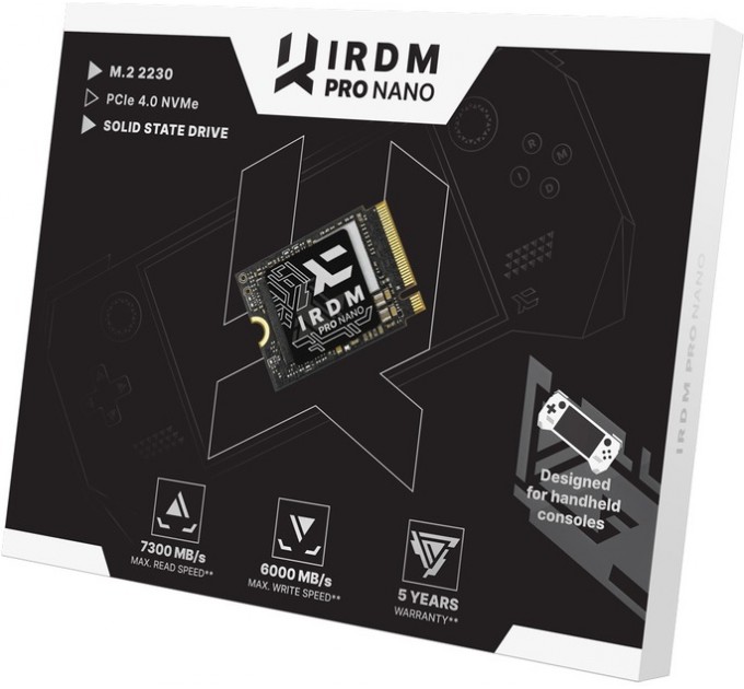 Goodram Накочувач SSD 2TB Goodram IRDM Pro Nano M.2 2230 PCIe 4.0 x4 3D NAND (IRP-SSDPR-P44N-02T-30)