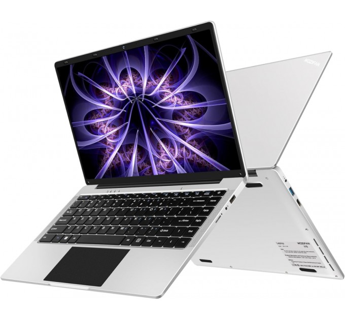 Wozifan Ноутбук Wozifan W8 (Z000000994677); 14" FullHD (1920x1080) IPS LED глянцевый / Intel Celeron N4020C (1.1 - 2.8 ГГц) / RAM 6 ГБ / SSD 256 ГБ / Intel UHD Graphics / без ОП / Wi-Fi / BT / веб-камера / Windows 11 / 1.32 кг / серебристый