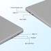 Wozifan Ноутбук Wozifan W8 (Z000000994677); 14" FullHD (1920x1080) IPS LED глянцевый / Intel Celeron N4020C (1.1 - 2.8 ГГц) / RAM 6 ГБ / SSD 256 ГБ / Intel UHD Graphics / без ОП / Wi-Fi / BT / веб-камера / Windows 11 / 1.32 кг / серебристый