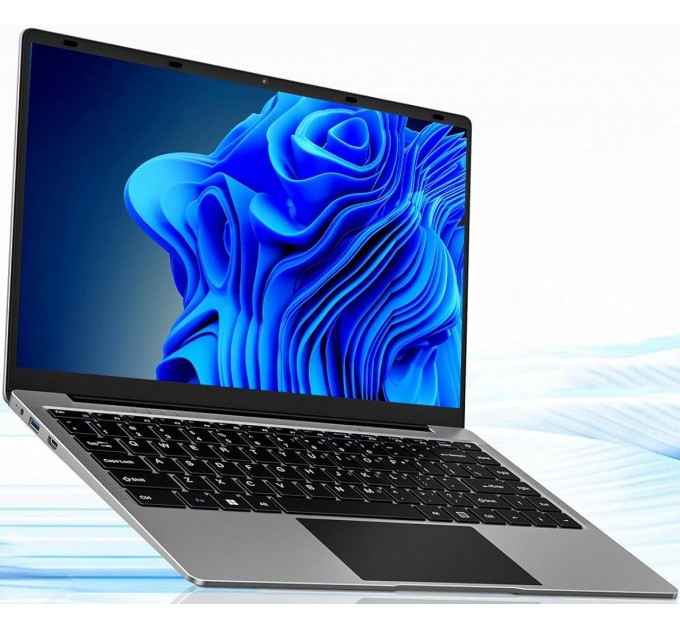 Wozifan Ноутбук Wozifan W8 (Z000000994677); 14" FullHD (1920x1080) IPS LED глянцевый / Intel Celeron N4020C (1.1 - 2.8 ГГц) / RAM 6 ГБ / SSD 256 ГБ / Intel UHD Graphics / без ОП / Wi-Fi / BT / веб-камера / Windows 11 / 1.32 кг / серебристый