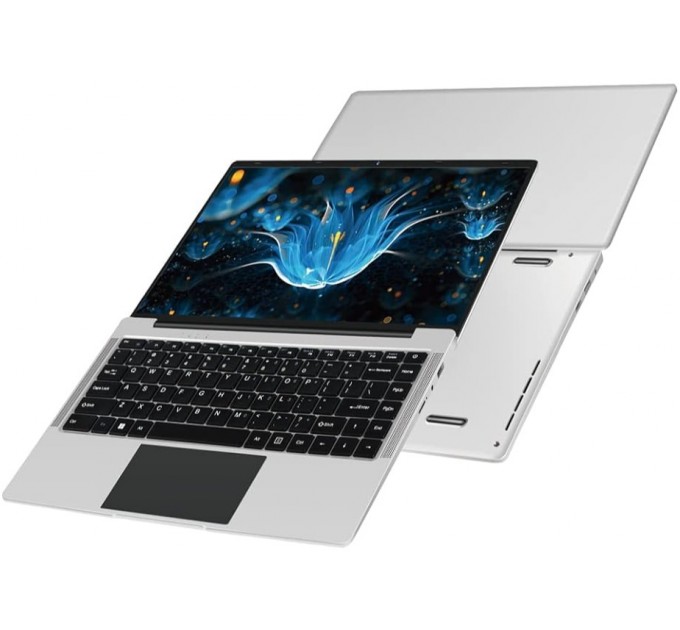 Wozifan Ноутбук Wozifan W8 (Z000000994677); 14" FullHD (1920x1080) IPS LED глянцевый / Intel Celeron N4020C (1.1 - 2.8 ГГц) / RAM 6 ГБ / SSD 256 ГБ / Intel UHD Graphics / без ОП / Wi-Fi / BT / веб-камера / Windows 11 / 1.32 кг / серебристый