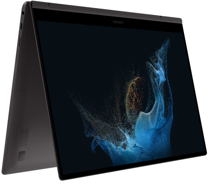 Samsung Ноутбук Samsung Galaxy Book2 Pro 360 950QED-KA2IT (8806094292312); 15.6" FullHD (1920x1080) AMOLED глянцевый сенсорный / Intel Core i5-1240P (1.7 - 4.4 ГГц) / RAM 8 ГБ / SSD 512 ГБ / Intel Iris Xe Graphics / без ОП / Wi-Fi / BT / веб-камера /