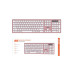 2E Клавиатура беспроводная 2E KS270 WL/BT EN/UKR Pink/White (2E-KS270WBPN_UA)