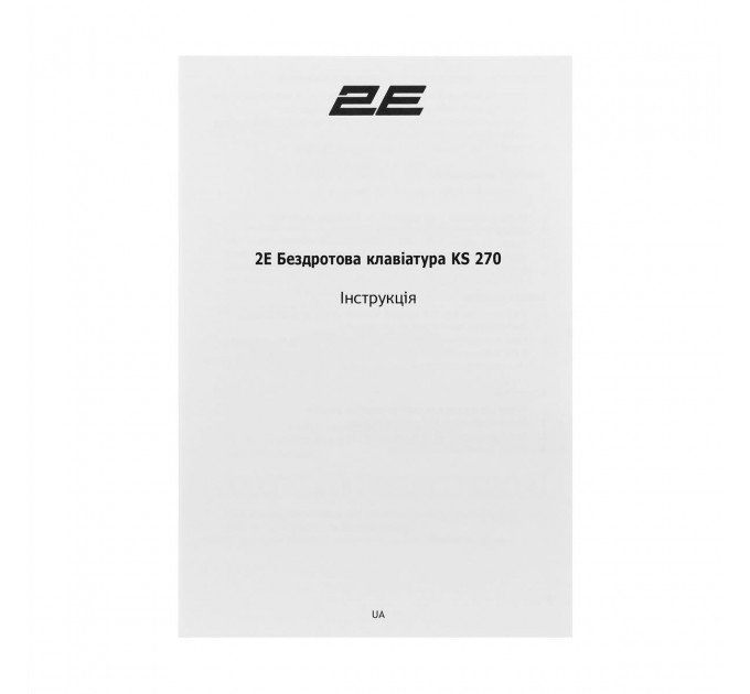 2E Клавиатура беспроводная 2E KS270 WL/BT EN/UKR Pink/White (2E-KS270WBPN_UA)