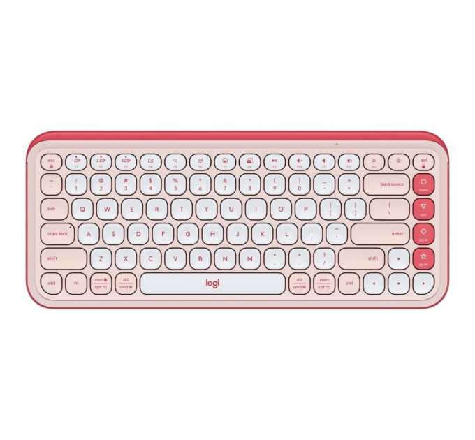 Logitech Клавиатура беспроводная Logitech Pop Icon Keys Rose (920-013073)