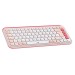 Logitech Клавиатура беспроводная Logitech Pop Icon Keys Rose (920-013073)