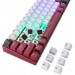 Motospeed Клавиатура беспроводная Motospeed BK67 Longhua Blue Red (mtbk67rmb)