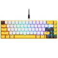 Motospeed Клавиатура беспроводная Motospeed BK67 Longhua Red Yellow (mtbk67ymr)