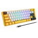 Motospeed Клавиатура беспроводная Motospeed BK67 Longhua Red Yellow (mtbk67ymr)