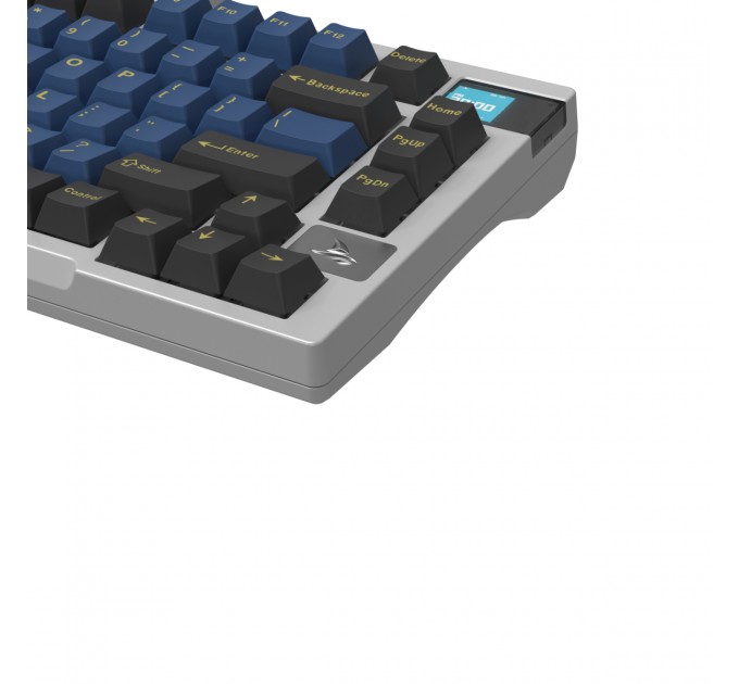 Motospeed Клавиатура беспроводная Motospeed Darmoshark K8 Gateron Silver Pro Black-Blue (dmk8bgspro)