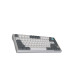 Motospeed Клавиатура беспроводная Motospeed Darmoshark K8 Gateron Silver Pro White-Gray (dmk8wgspro)