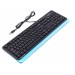 A4Tech Клавиатура A4Tech Fstyler FKS10 Blue
