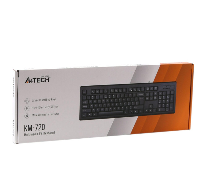 A4Tech Клавиатура A4Tech KM-720 Black