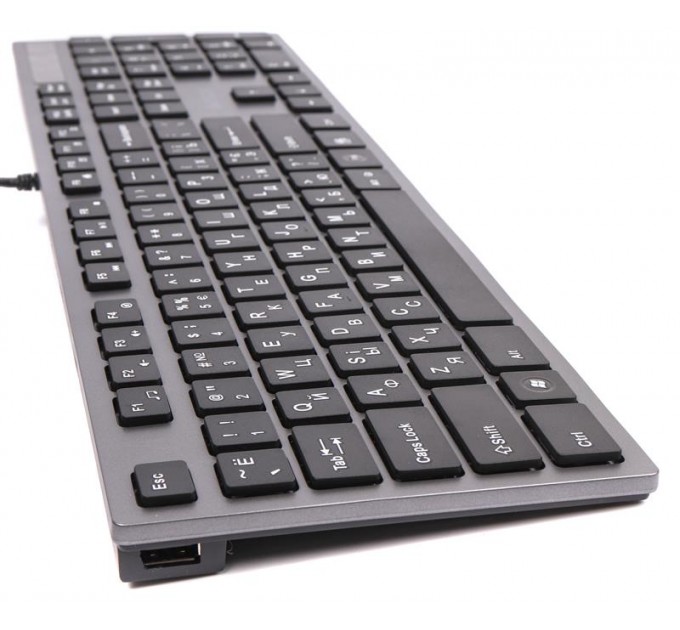A4Tech Клавиатура A4Tech KV-300H Grey/Black