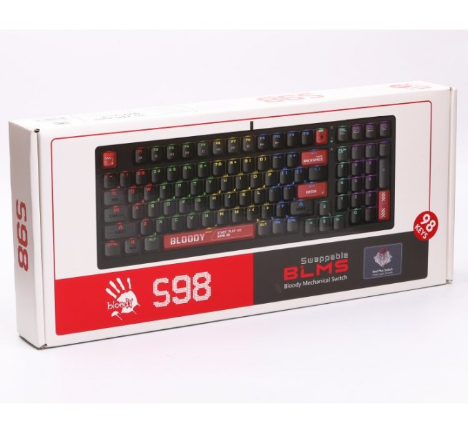 A4Tech Клавиатура A4Tech S98 Bloody Red