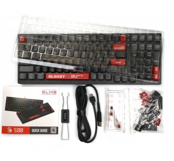 A4Tech Клавиатура A4Tech S98 Bloody Red