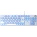 Aula Клавіатура Aula Mechanical F2088 PRO White/Violet, plus 9 Purple keys KRGD blue (6948391234915)