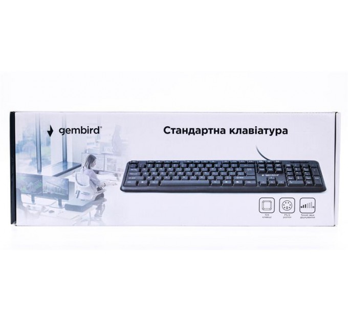 Gembird Клавіатура Gembird KB-103-UA Ukr Black
