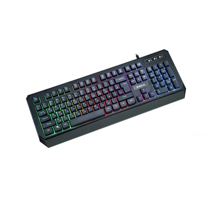 REAL-EL Клавіатура REAL-EL Comfort 7001 Ukr Black
