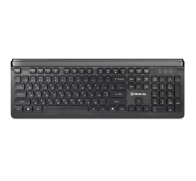 REAL-EL Клавіатура REAL-EL Comfort 7085 Ukr Black