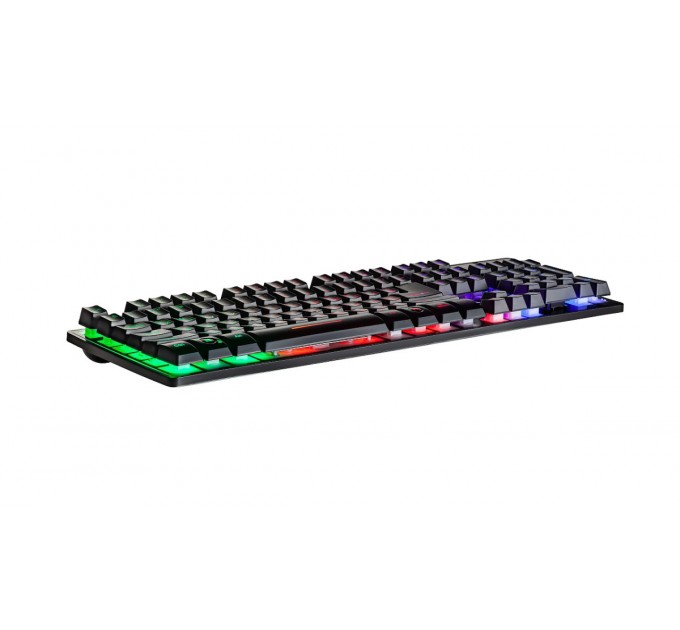 REAL-EL Клавиатура REAL-EL Comfort 7090 Backlit Black (EL123100031)