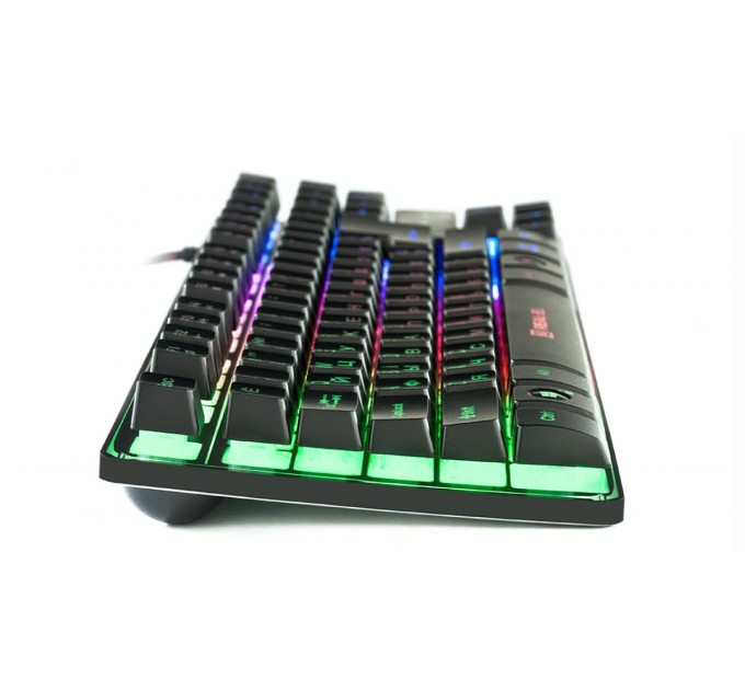 REAL-EL Клавіатура REAL-EL Gaming 8710 TKL Backlit Ukr Black