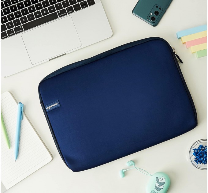 Amazon Чехол для ноутбука Amazon Basics Sleeve 13.3" Navy Blue (B011J4C1MA)