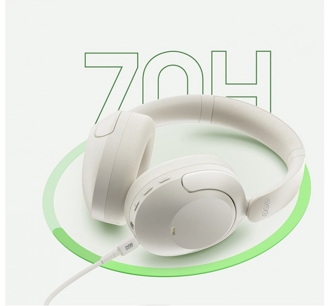 QCY_ Bluetooth-гарнітура QCY H4 ANC White_