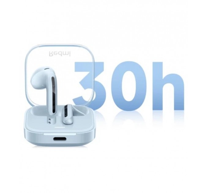 Xiaomi Bluetooth-гарнітура Xiaomi Redmi Buds 6 Active Transparent Pink (BHR8395GL)