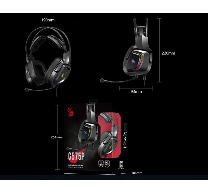 A4Tech Гарнитура A4Tech Bloody G575P Black