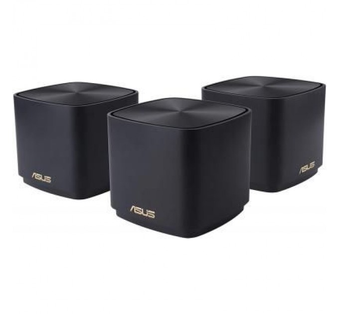 ASUS Маршрутизатор ASUS ZenWiFi XD4 3PK black AX1800 1xGE LAN 1x1GE WAN WPA3 OFDMA M (XD4-3PK-BLACK)