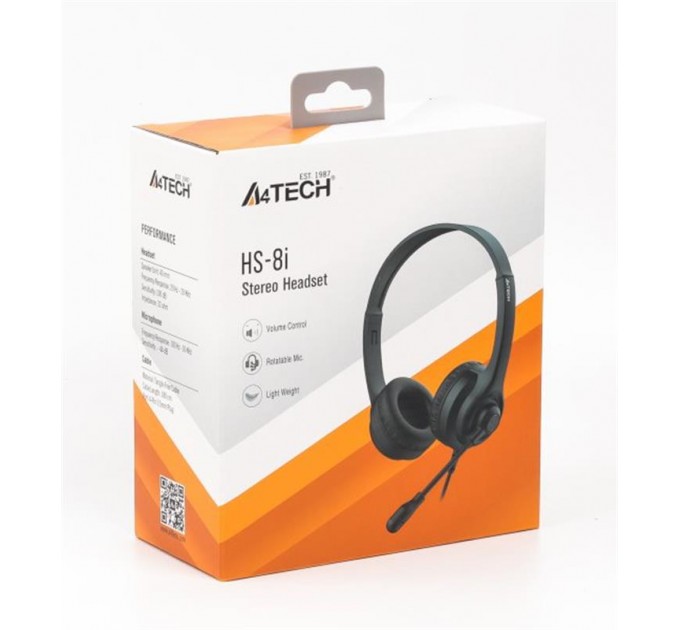 A4Tech Гарнитура A4Tech HS-8i Black